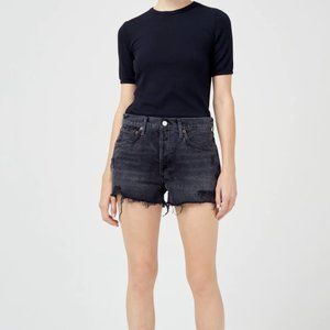 AGOLDE Parker Shorts in Vortex